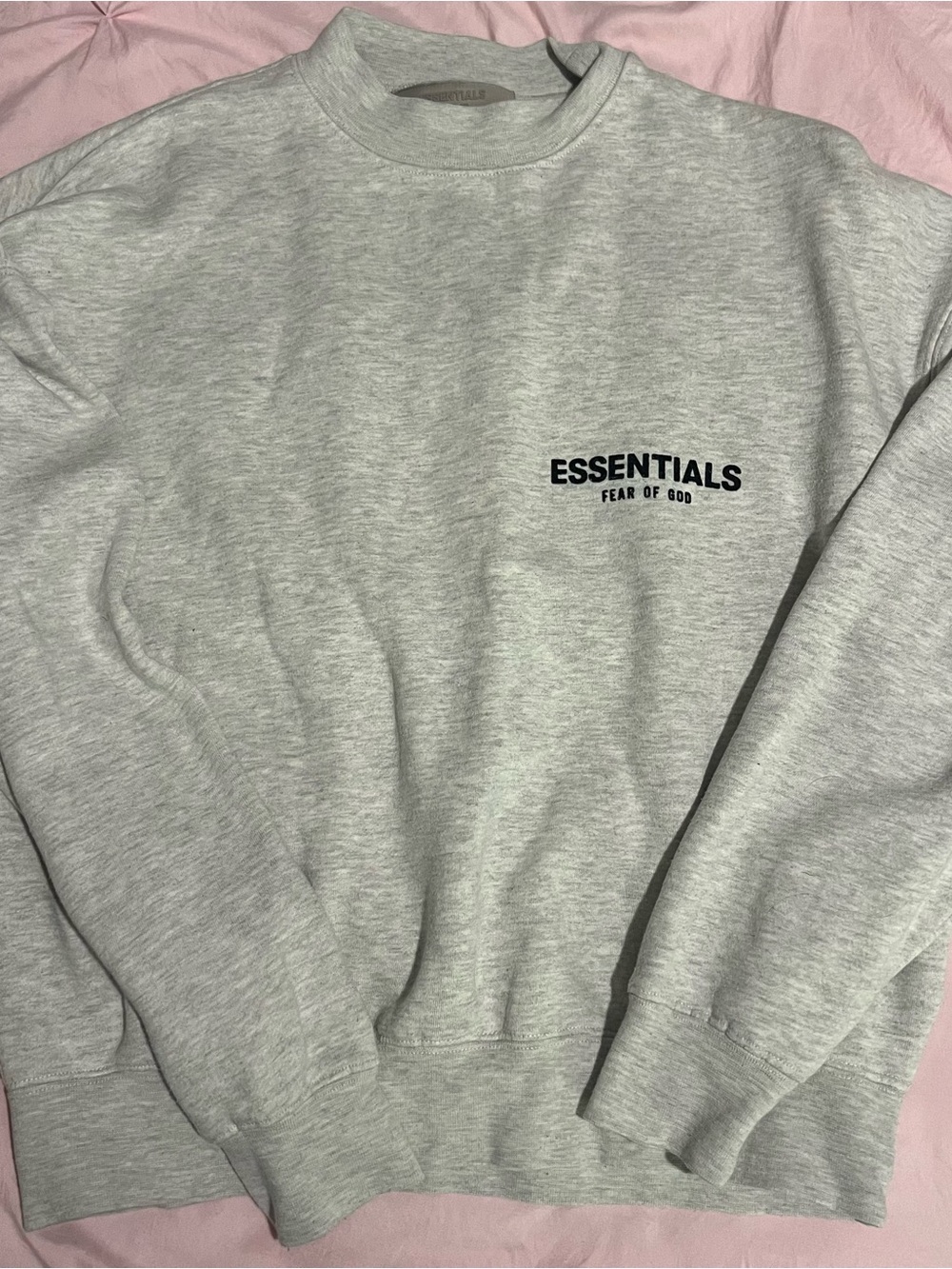 Essentials Crewneck Sweatshirt - Light Heather Gray
